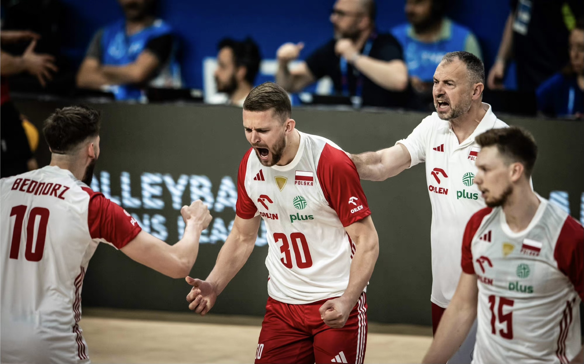 波兰队在比赛中展现出强大实力